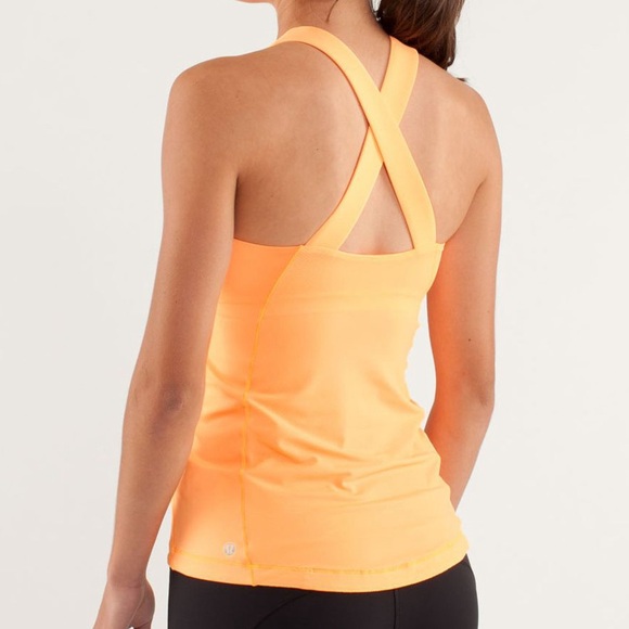 lululemon athletica Tops - Lululemon Spin It To Win It Tank Creamsicle Pop